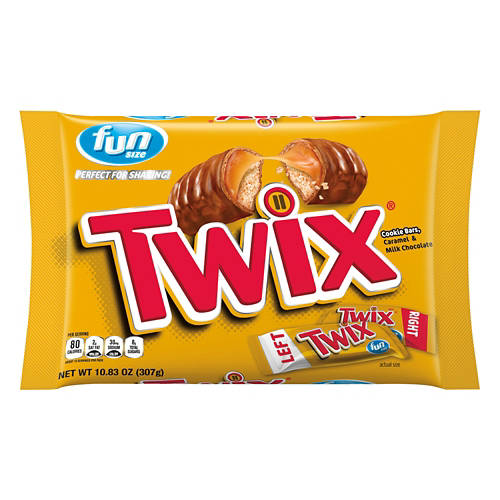 Mars Twix Fun Size Assorted Chocolate, 10.83 oz